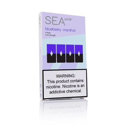 Картриджи для JUUL Sea100 Pods Blueberry Menthol