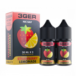  Жидкость на солевом никотине 3GER Strawberry Lemonade 30мл