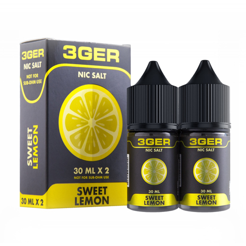  Жидкость на солевом никотине 3GER Sweet Lemon 30мл