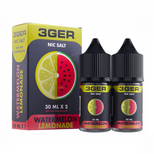  Жидкость на солевом никотине 3GER Watermelon Lemonade 30мл