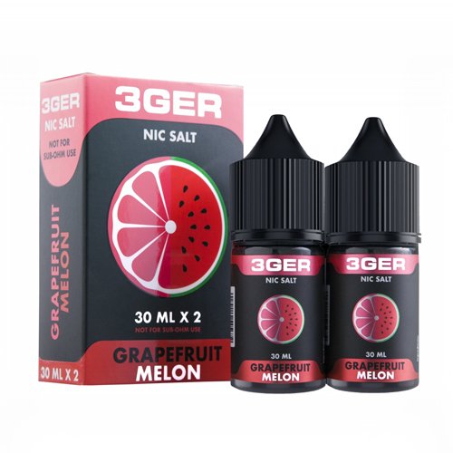  Жидкость на солевом никотине 3GER Grapefruit Melon 30мл