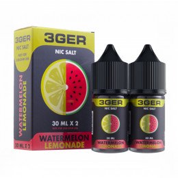  Жидкость на солевом никотине 3GER Watermelon Lemonade 30мл
