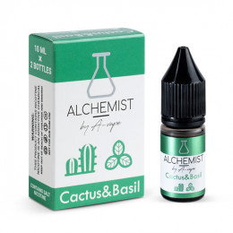  Жидкость на солевом никотине Alchemist Salt Cactus&Basil 10мл