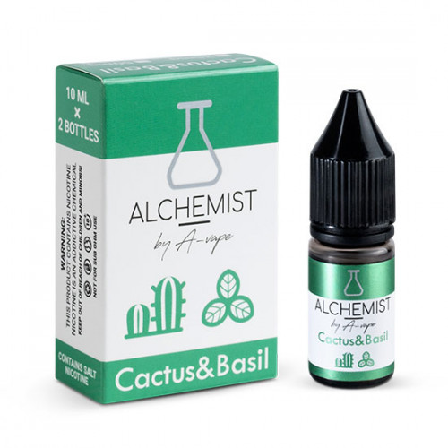  Жидкость на солевом никотине Alchemist Salt Cactus&Basil 10мл