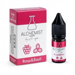  Жидкость на солевом никотине Alchemist Salt Rasp&Basil 10мл