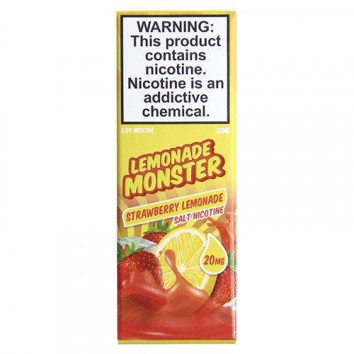 Рідина на сольовому нікотині Lemonade Monster SALT - Strawberry Lemonade 30мл