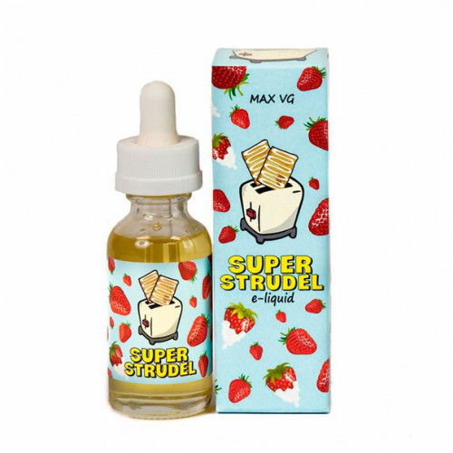 Жидкость Super Strudel Strawberry 30мл 0 мг