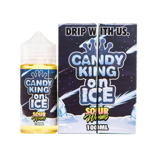 Жидкость Candy King On Ice Worms 100мл 3мг