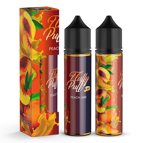  Жидкость Fluffy Puff Peach Jam - Персиковый джем 60мл