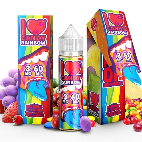 Жидкость I Love Candy Blue Raspberry by Mad Hatter Juice 60мл 3мг