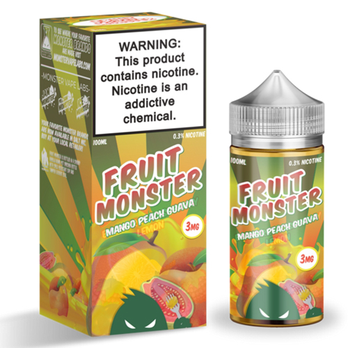 Жидкость Fruit Monster Mango Peach Guava 100мл 3мг