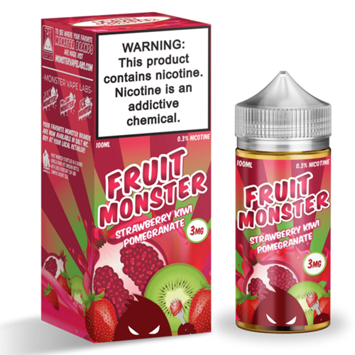 Жидкость Fruit Monster Strawberry Kiwi Pomegranate 100мл 3мг