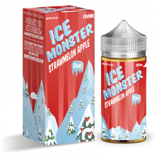 Жидкость Ice Monster - StrawMelon Apple 100мл 3мг