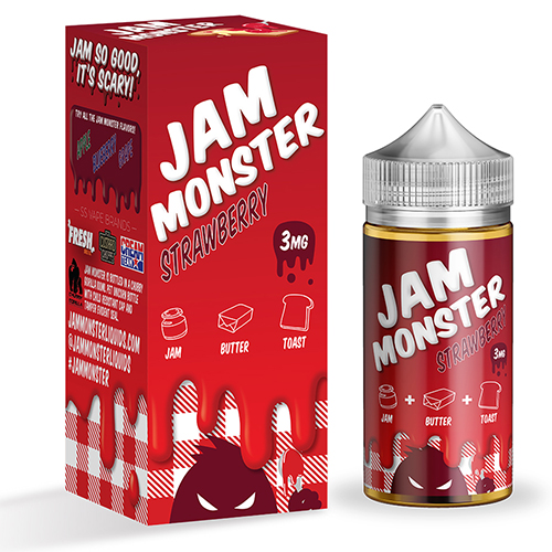 Жидкость Jam Monster - Strawberry 100мл 3мг