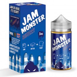 Жидкость Jam Monster - Blueberry 100мл 3мг