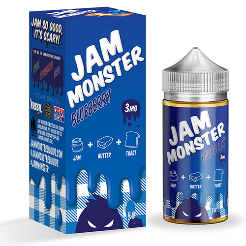 Жидкость Jam Monster - Blueberry 100мл 3мг