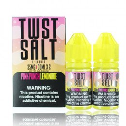  Жидкость на солевом никотине Lemon Twist Salt Pink Punch Lemonade 30мл