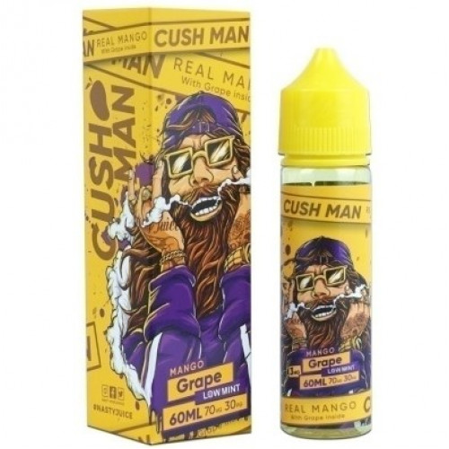 Жидкость Nasty Juice Cush Man Mango Grape Low Mint 60мл 3мг