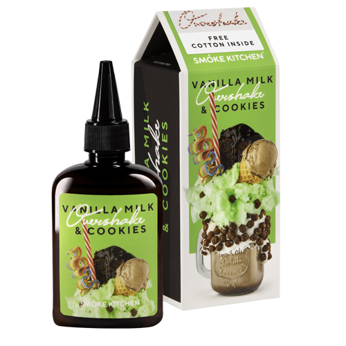  Жидкость Smoke Kitchen OVERSHAKE Vanilla Milk & Cookies 100мл