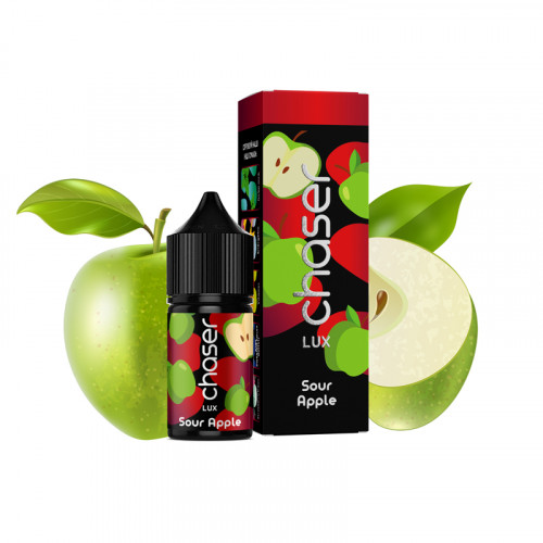 Жидкость на солевом никотине Chaser Salt Lux Sour Apple 30мл