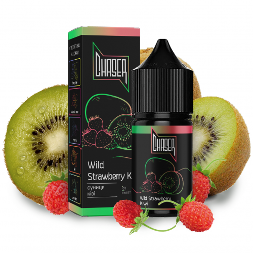 Жидкость на солевом никотине Chaser Black Salt Kiwi Wild Strawberry 30мл
