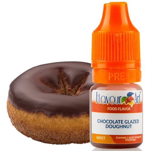 Ароматизатор FlavourArt Chocolate Glazed Donut Пончик з шоколадною глазур'ю 5мл