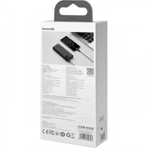 Внешний аккумулятор (павербанк) Baseus Adaman Metal Digital Display 22.5W (QC3.0 PD3.0) 20000mAh