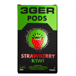 Картриджи для JUUL 3GER Pods - Strawberry Kiwi 5%
