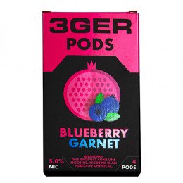 Картриджи для JUUL 3GER Pods - Blueberry Garnet 5%