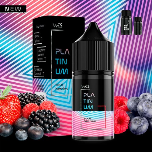 Жидкость набором на солевом никотине Wes Platinum 30ml 50mg