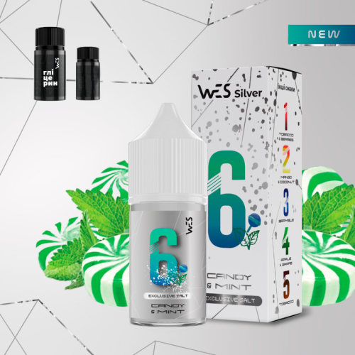 Жидкость набором на солевом никотине Wes Silver 30ml 50mg