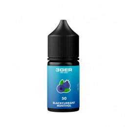 Жидкость на солевом никотине 3GER Salt Blakcurrant Menthol 30мл